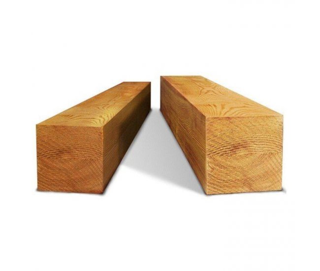 Брус обрезной из лиственницы 100х200х6000